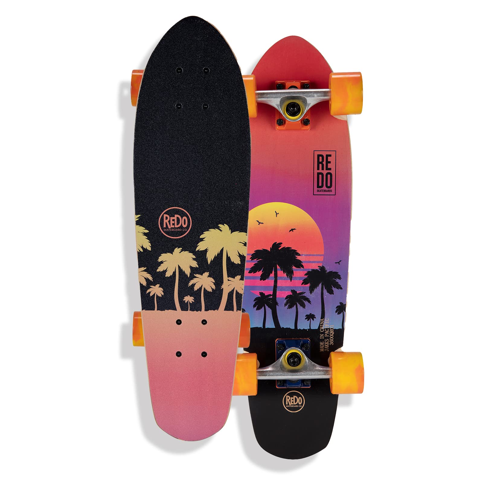 Skateboard Redo - 26" Mini Branson - Sunset Palm