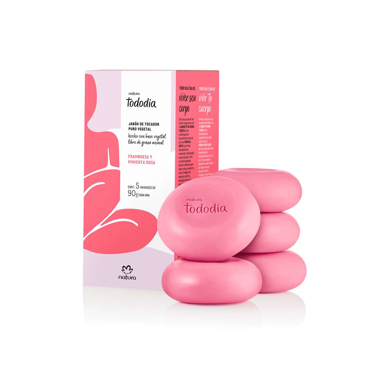 Jabones en barra Frambuesa y Pimienta Rosa