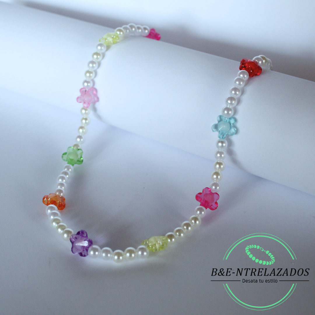 Collar flores