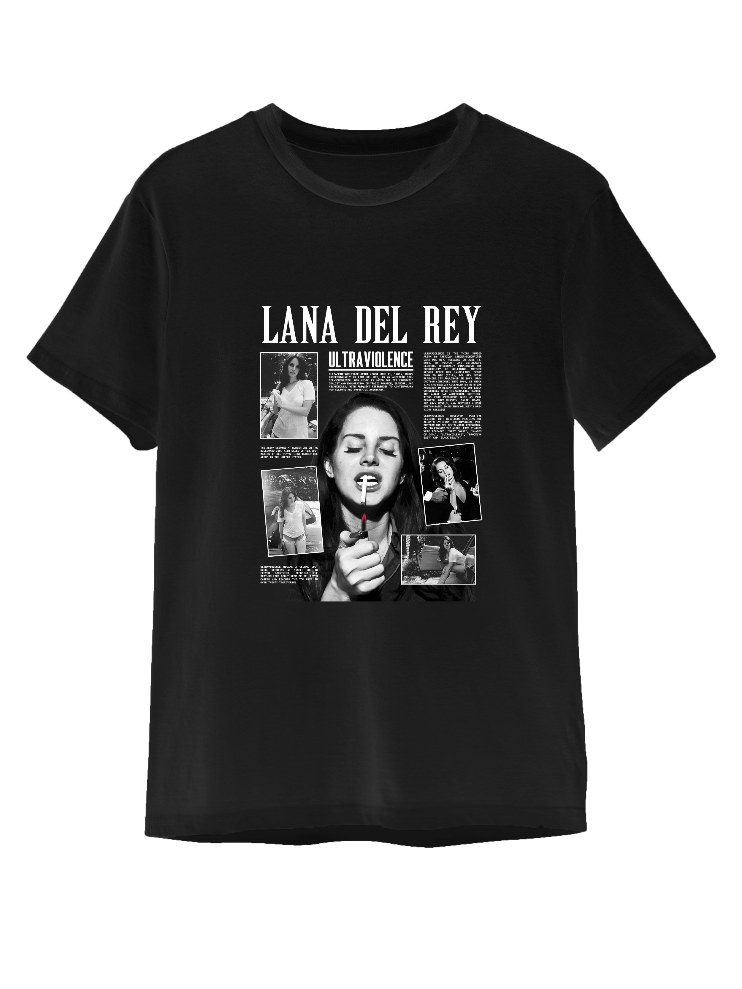 Polera - Lana del Rey - Collage